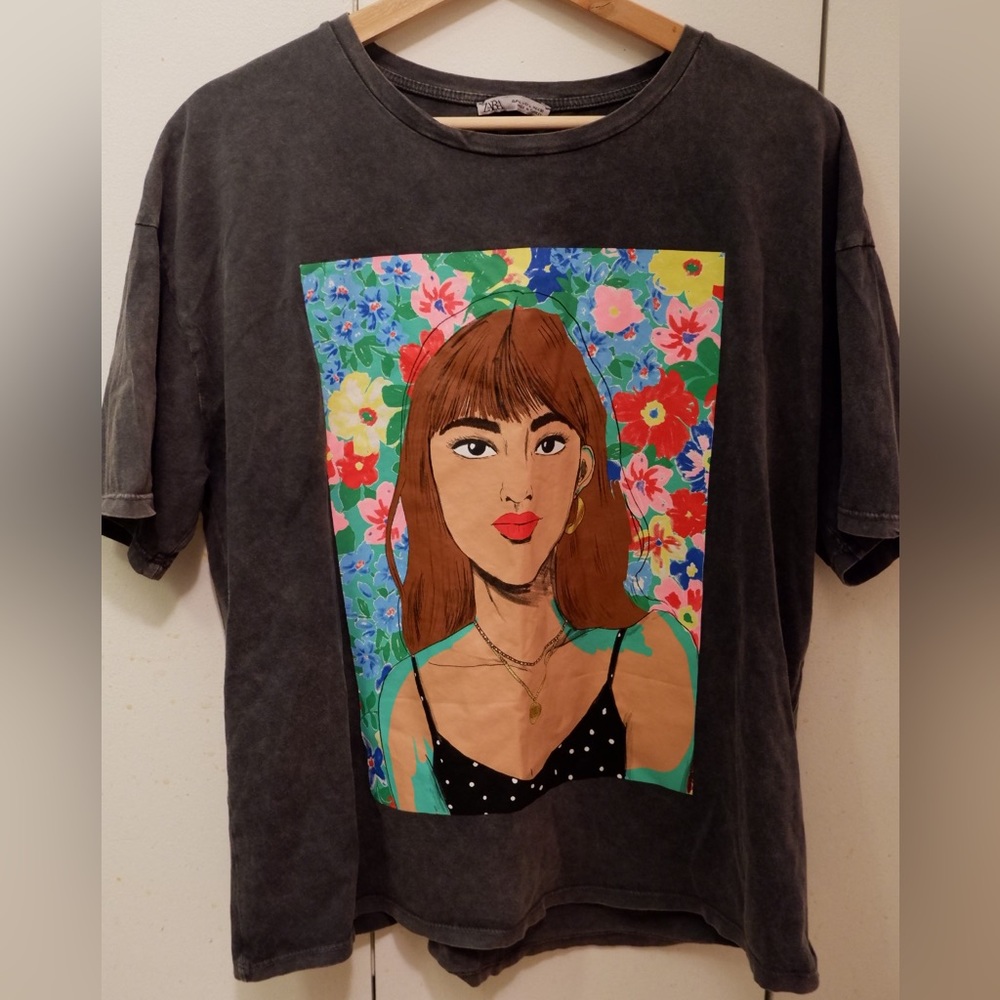 Zara T shirt printed